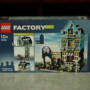 LEGO Creator Expert 10190 Market Street Modular Building Set – Retired Collector Edition (Brand New & Sealed)