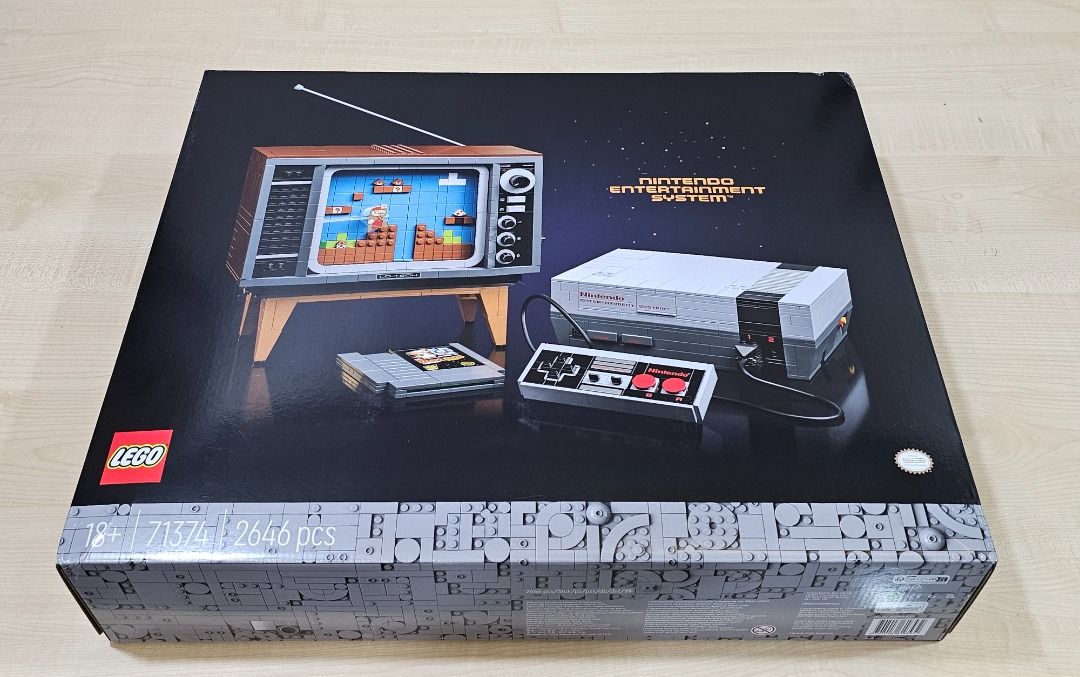 LEGO Super Mario Nintendo Entertainment System 71374 – Retired Collector Set (Brand New & Sealed)