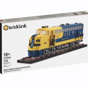 LEGO 910066 Brick Railroad Locomotive – BrickLink Designer Program Series 8 | Brand New & Sealed Pre-Order