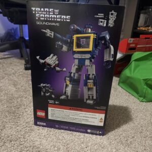 LEGO Icons Transformers Soundwave (10358) | Brand New & Sealed