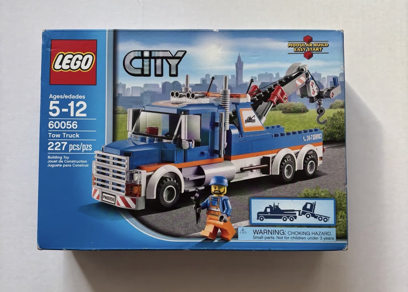 LEGO City 60056 Tow Truck – Heavy Recovery Vehicle (Brand New & Sealed | Retired Set)